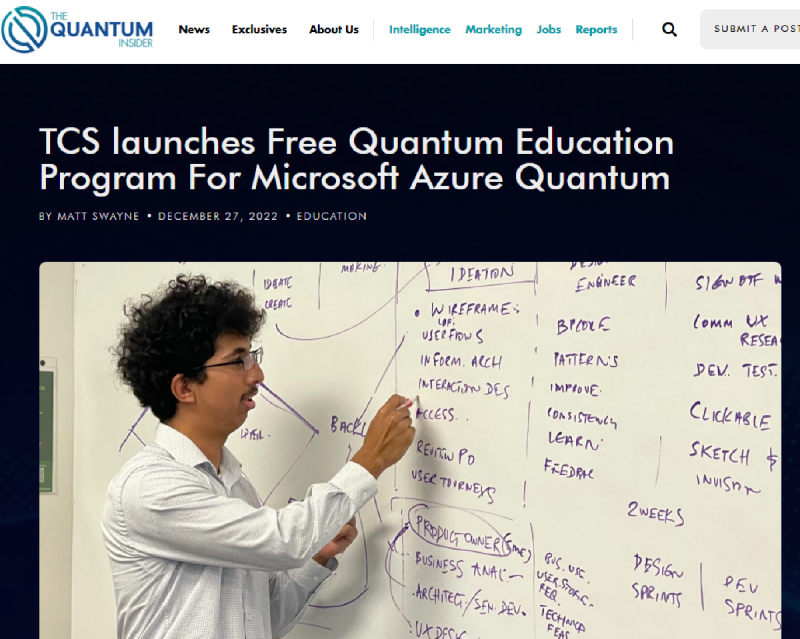 TCS, Microsoft Azure Quantum 위한 무료 Quantum 교육 프로그램 출시