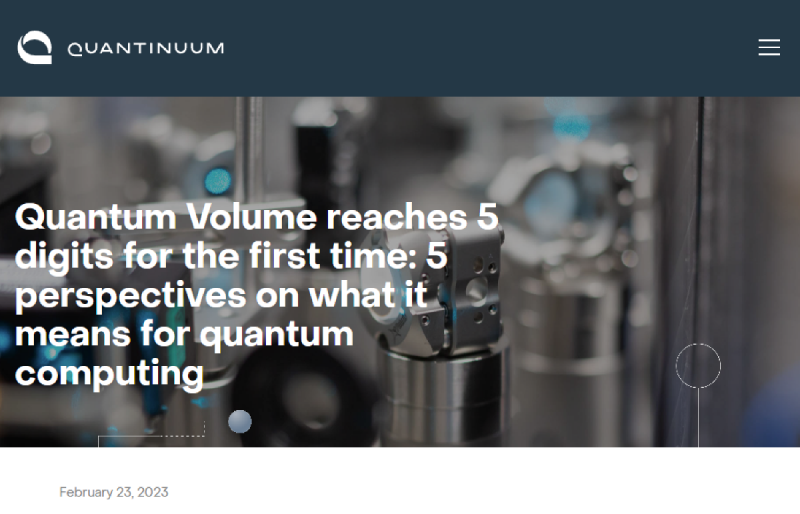 Quantum Volume 처음으로 5자리에 도달, 양자 컴퓨팅에 대한 5가지 관점