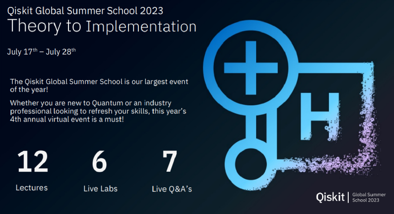 Qiskit Global Summer School 2023 (7/17~18)