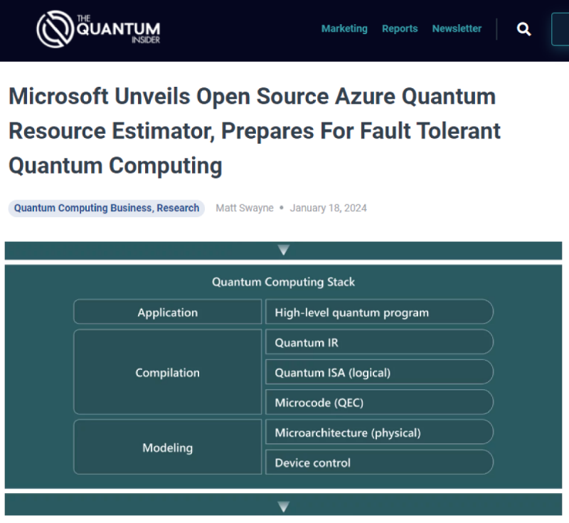 Microsoft, 오픈 소스 Azure Quantum Resource Estimator 공개