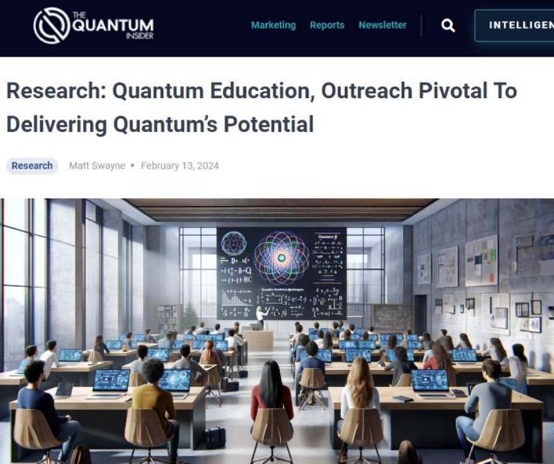  양자 교육_ Quantum 잠재력 실현에 중추적 활동