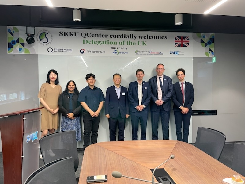 영국 대사관 - 양자정보연구지원센터 양자팹 방문(2024.06.27.)