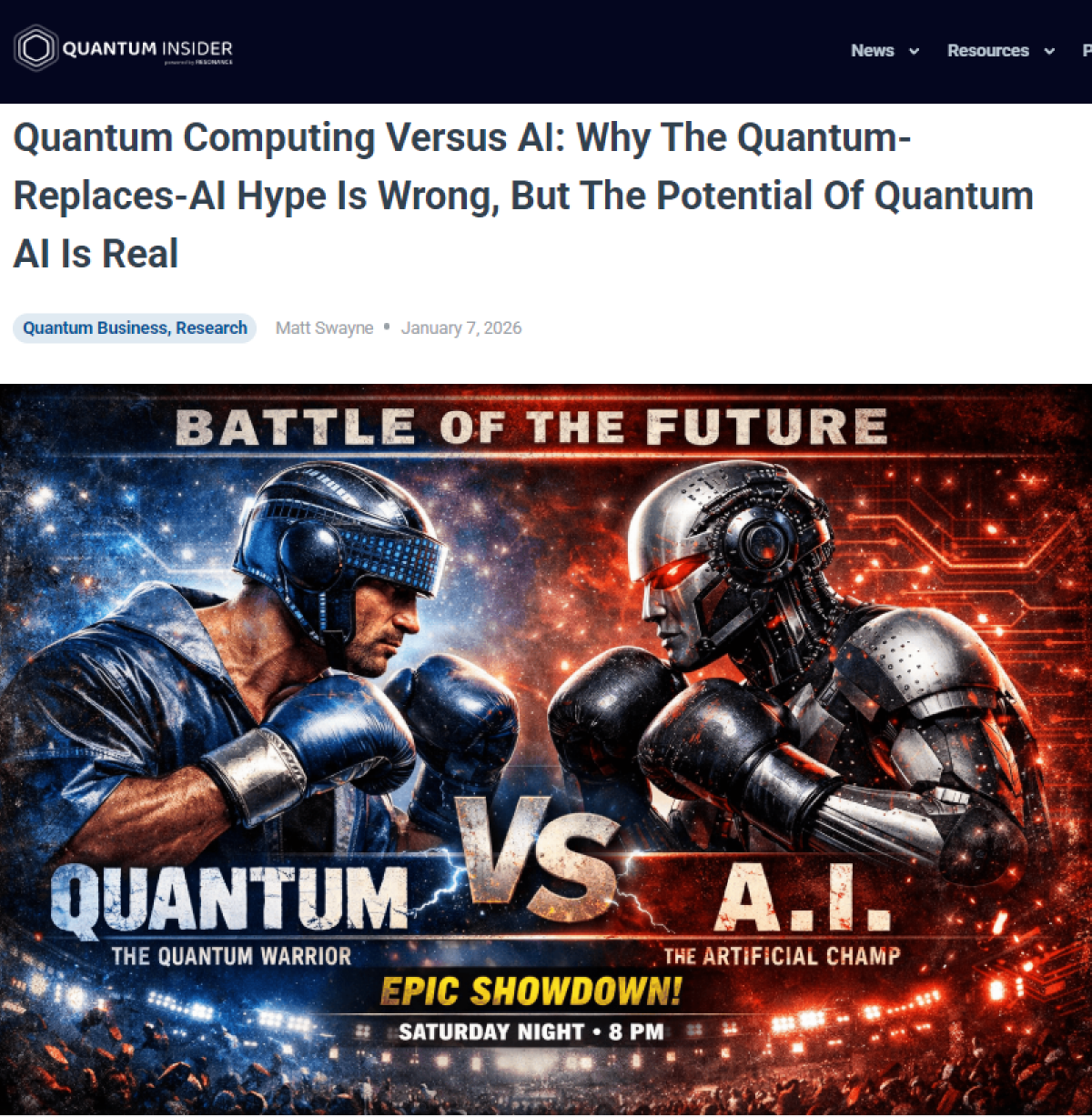 양자컴퓨팅 대 AI_양자 AI 잠재력은 왜 현실적인가